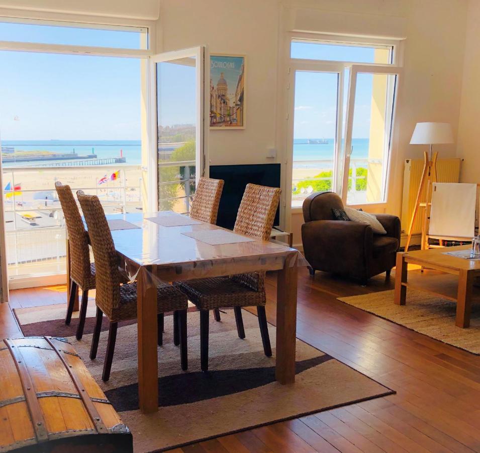 Bellevue -Appartement De Charme - Vue Imprenable Sur La Mer - Face A Nausicaa Μπουλόν-Σιρ-Μερ Εξωτερικό φωτογραφία