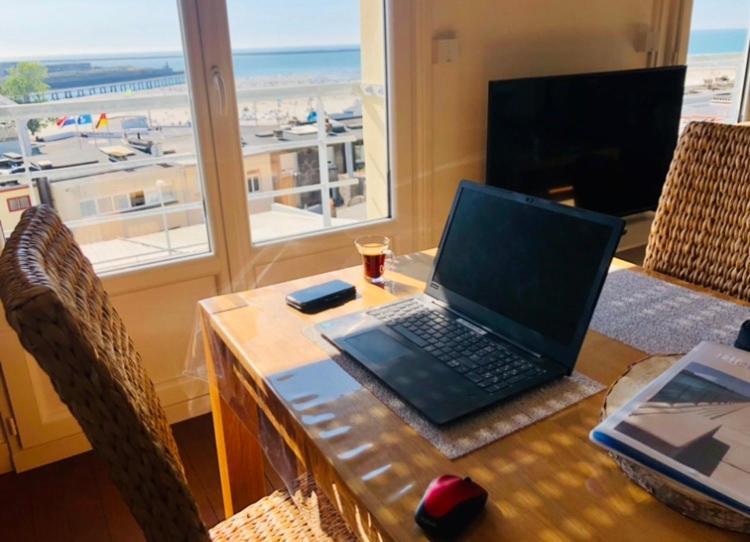 Bellevue -Appartement De Charme - Vue Imprenable Sur La Mer - Face A Nausicaa Μπουλόν-Σιρ-Μερ Εξωτερικό φωτογραφία